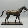 Antique Bronze Racehorse Sculpture by Irenee Rochard H 19cm W 24cm - Jeroen Markies Art Deco