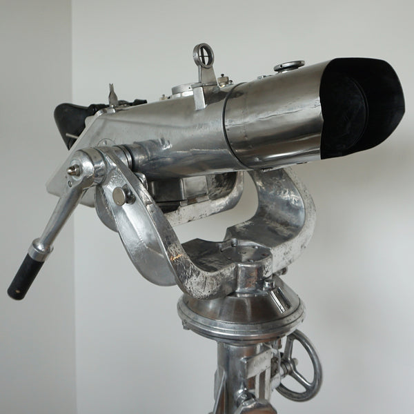 1950's Russian BMT-110 Cold War Era Polished Steel Observation/Naval/Military Binoculars 20x magnification with 110mm objective lenses - Jeroen Markies Art Deco