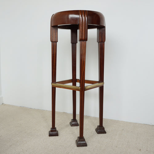 Art Deco Bar Seating, 1930s bar stools. Solid walnut - Jeroen Markies Art Deco