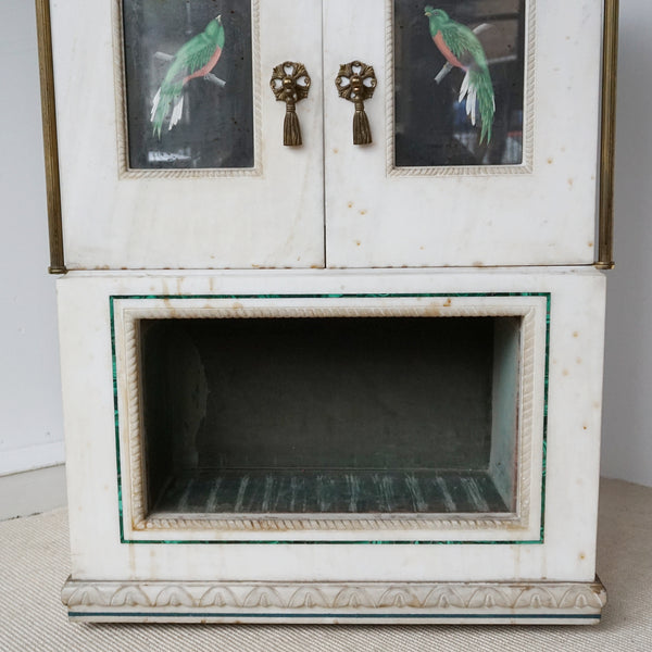 Malachite and Marble 1950s Cabinet - Jeroen Markies Art Deco