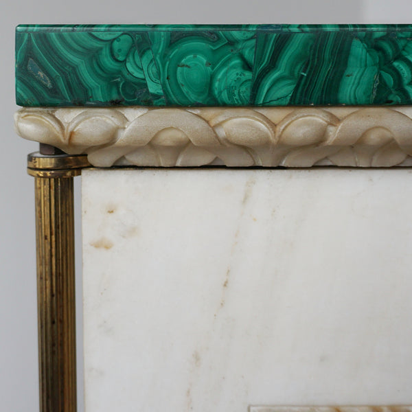 Malachite and Marble 1950s Cabinet - Jeroen Markies Art Deco