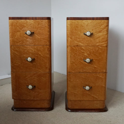 Vintage Art Deco Pair of Side Cabinets - Jeroen Markies Art Deco