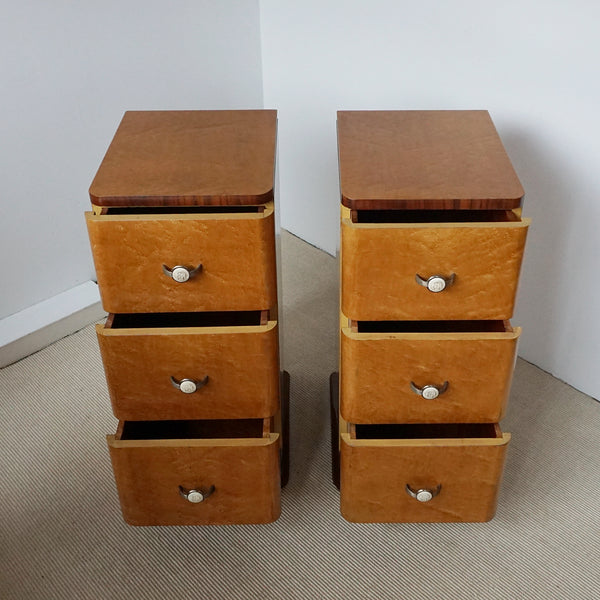 Vintage Art Deco Pair of Side Cabinets - Jeroen Markies Art Deco