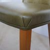 Vintage Heal's Art Deco Side Chairs in Satinwood with Green Leather re-upholstery - Jeroen Markies Art Deco