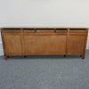 Exquisite Burr Elm Early 20th Century Slim 2.5 metre long Console table - Jeroen Markies Art Deco