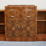 Art Deco Burr Walnut Sideboard - Original Art Deco Furniture - Jeroen Markies Art Deco