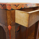 Exquisite Burr Elm Early 20th Century Slim 2.5 metre long Console table - Jeroen Markies Art Deco
