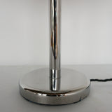 Pair of Table Lamps French Art Deco 1930 Lighting - Jeroen Markies Art Deco - Silver Chrome Dome Lamps 