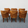 Vintage Art Deco Six Seater Epstein Brothers Dining Suite in Burr Walnut - Jeroen Markies Art Deco