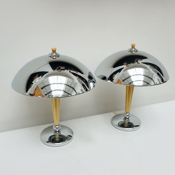 A pair of Art Deco style dome lamps - Jeroen Markies Art Deco