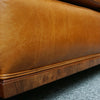 Vintage Brown Leather Art Deco Club Sofa - Jeroen Markies Art Deco