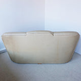 Art Deco Cloud Sofa by Harry & Lou Epstein with Vintage Upholstery and Burr Walnut Banding - Jeroen Markies Art Deco