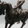 'The Whip' Bronze Sculpture of an English Huntman on Horeseback - Jeroen Markies Art Deco