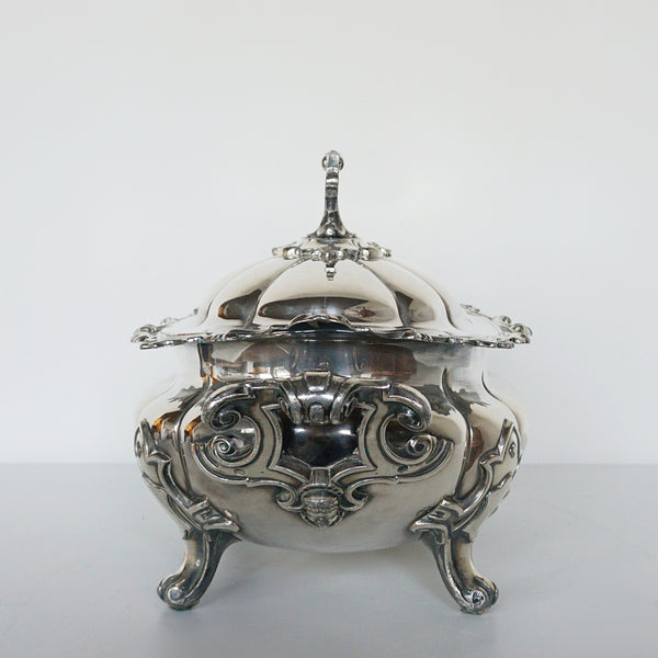 Soup Tureen Victorian Silver Plate - Jeroen Markies Art Deco