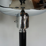 Black Bakelite and Chromed Metal Uplighter Floor Lamps - Jeroen Markies Art Deco