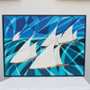 'Dhows' Contemporary Paintings of Arab Double Masted Sailing Boats - Jeroen Markies Art Deco
