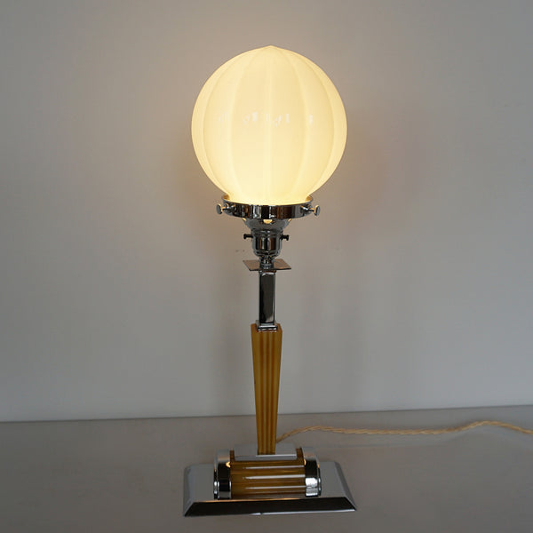 ARt Deco Table Lamp - Chrome and Bakelite - Jeroen Markies Art Deco
