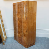 Art Deco wardrobe. Burr walnut wardrobe. 1930s furniture. solid oak vintage wardrobe. - Jeroen Markies Art Deco