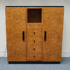 vintage Burr Elm French Art Deco Dressing Cupboard - Jeroen Markies Art Deco