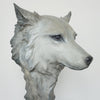 'Wolf' A life size bronze study of a Wolf by Gill Parker - Jeroen Markies Art Deco