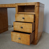 Vintage Art Deco Writing Desk with Satin Birch Veneered on Solid Mahogany - Jeroen Markies Art Deco