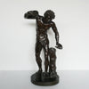 Dancing Faun with Cymbals Late 19th Century Italian Bronze - Jeroen Markies Art Deco