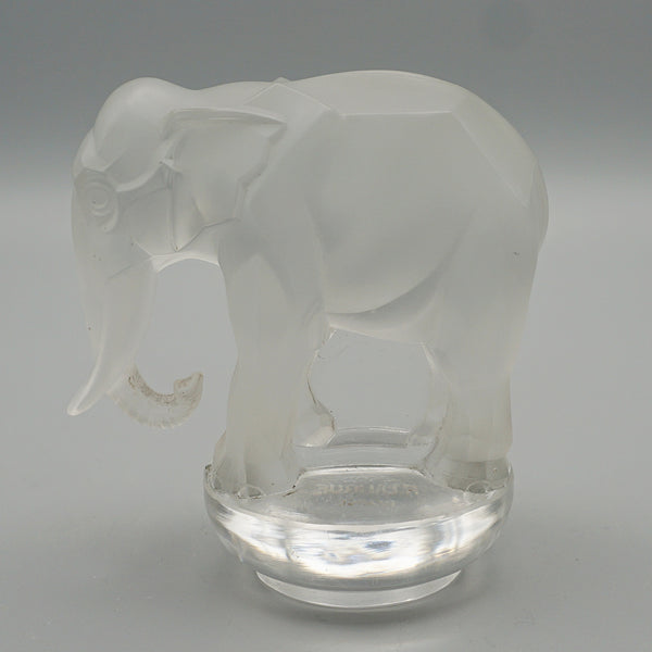 Toby Elephant by Rene Lalique - Art Deco Glass Paperweight - Jeroen Markies Art Deco