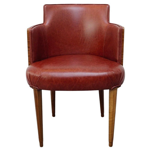 Red tub Chair - Jeroen Markies Art DecoRed tub Chair - Jeroen Markies Art Deco