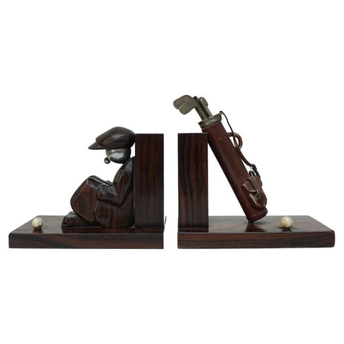 Golf Caddie Book Ends - Jeroen Markies Art Deco