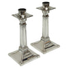 Edwardian Silver Candle Sticks - Jeroen Markies Art Deco