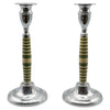Pair of Vintage Art Deco Candlesticks - Jeoren Markies Art Deco