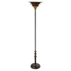 Brass and enamel French Art deco Uplighter Lamp 1930s - jeroen Markies Art Deco