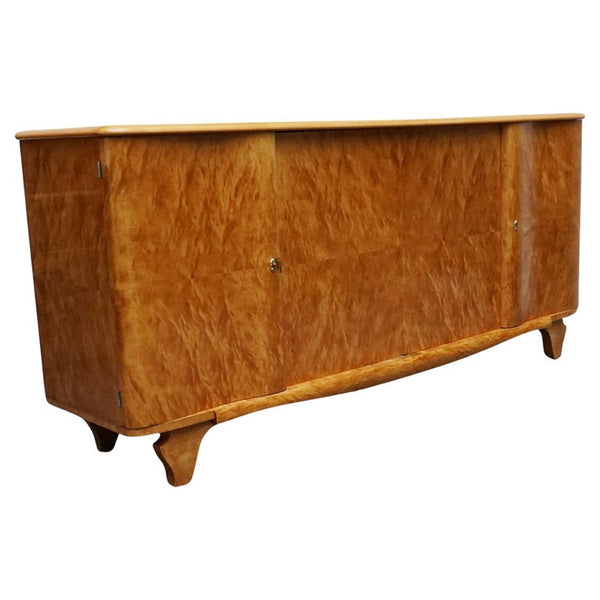 Vintage French Art Deco Maple Veneered Sideboard - Jeroen Markies Art Deco