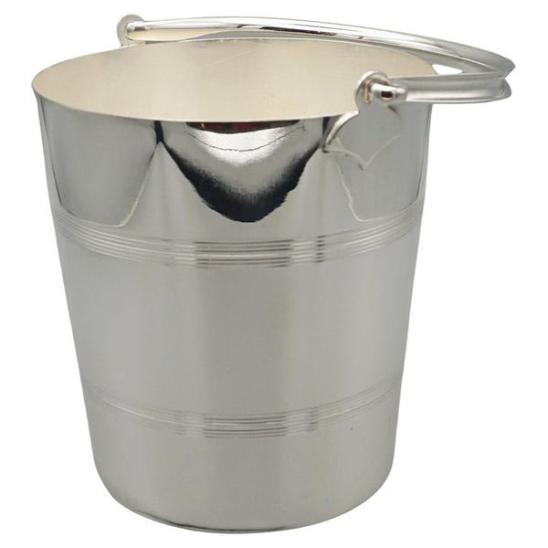 An Art Deco silver plated ice bucket by Suckling & Co