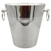 An Art Deco silver plated champagne bucket with ring handles