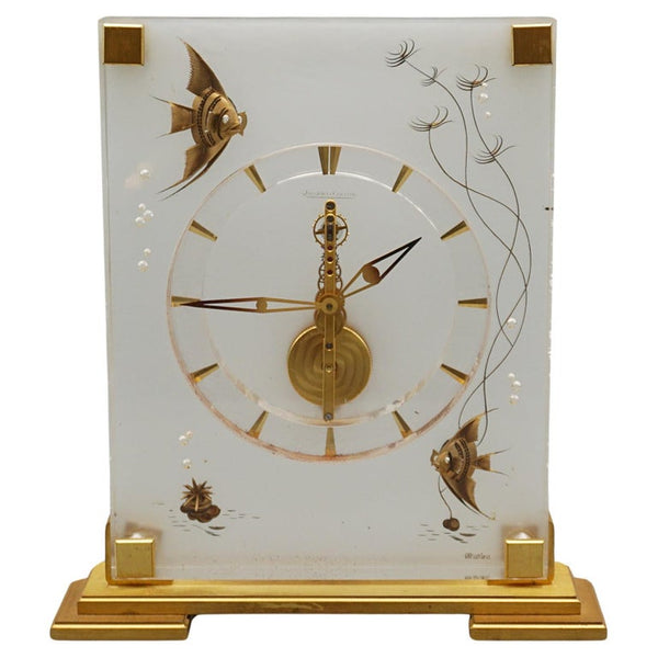 Vintage 'Marina' Mantel Clock by Jaeger LeCoultre - Jeroen Markies Art Deco