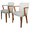 Original Heal's of London Art Deco Satinwood Armchairs - Jeroen Markies Art Deco