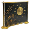 Mid Century Mantel Clock by Jaeger Le-Coultre. Mid Century decortaive design Brass and Lucite - Jeroen Markies Art deco 
