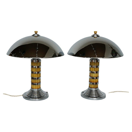 Pair of Dome Lamps