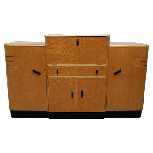 Art Deco Birdseye Maple Sideboard - Jeroen Markies Art Deco