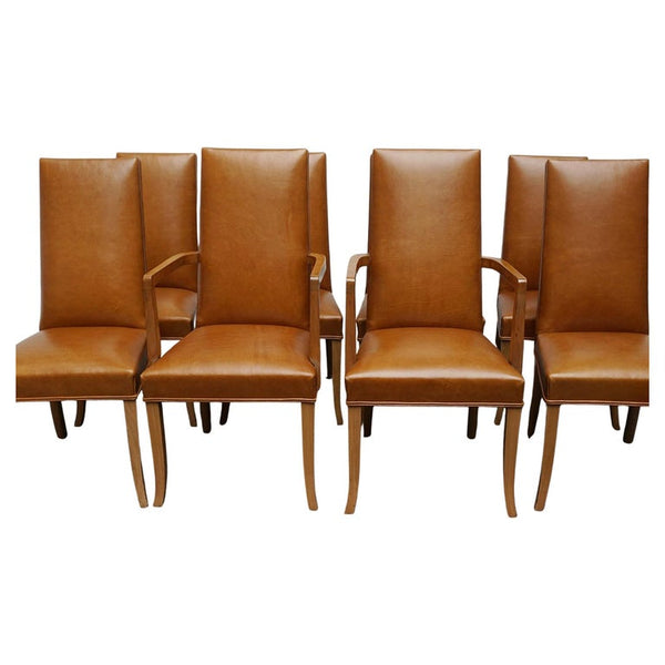 Set of Eight Art Deco Dining Chairs by Hille of London - Jeroen Markies Art Deco