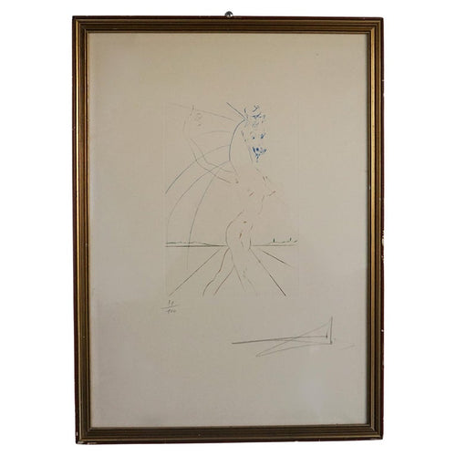 Hippofemme by Salvador Dali - 1973 Signed Print - Jeroen Markies Art deco