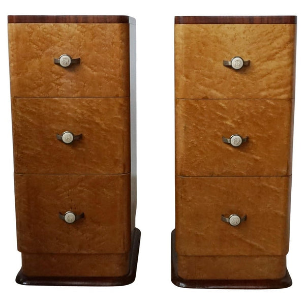 Vintage Art Deco Pair of Side Cabinets - Jeroen Markies Art Deco