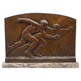 Art Deco Bronze Plaque by Edouard Fraisse - Jeroen Markies Art Deco