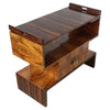 Drinks Table - Walnut and Macassar Ebony Entertaining Table - Art Deco - Jeroen Markies Art Deco