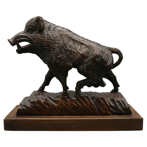 Black Forest Boar Circa 1900 - Jeroen Markies Art Deco