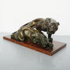 Art Deco Bronze Prowling Panthers Attributed to Rochard - Jeroen Markies Art Deco