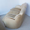 Art Deco Cloud Sofa by Harry & Lou Epstein with Vintage Upholstery and Burr Walnut Banding - Jeroen Markies Art Deco