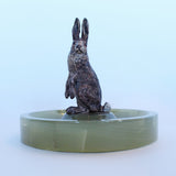Cold Painted Bronze Hare at Jeroen Markies