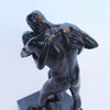 Art Nouveau Patinated Bronze Figure at Jeroen Markies